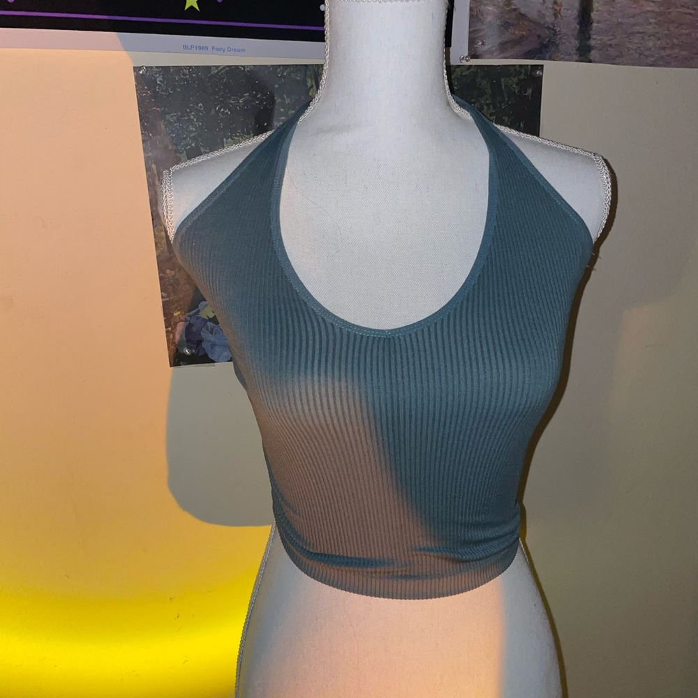 Urban Outfitters Navy blue halter